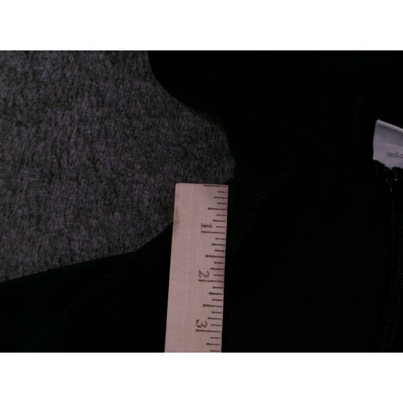 Adidas Jacket Womens S Hooded ClimaWarm Zip Athletic Track Black Pink Stripes - Picture 4 of 11